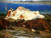 Nils Kreuger vilande kor Spain oil painting artist